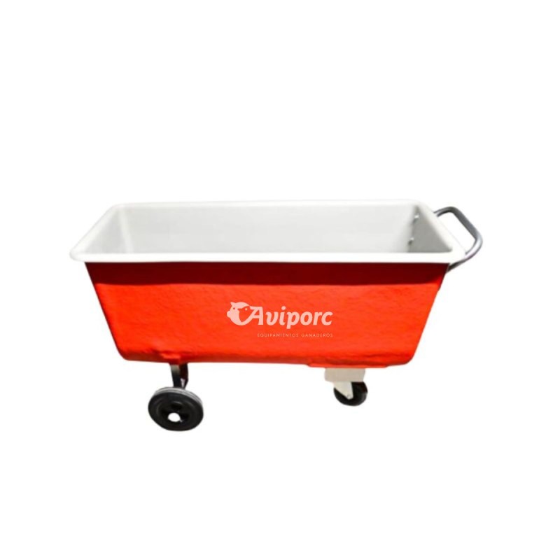 CARRO DE PIENSO POLIÉSTER 80 KG 3 RUEDAS